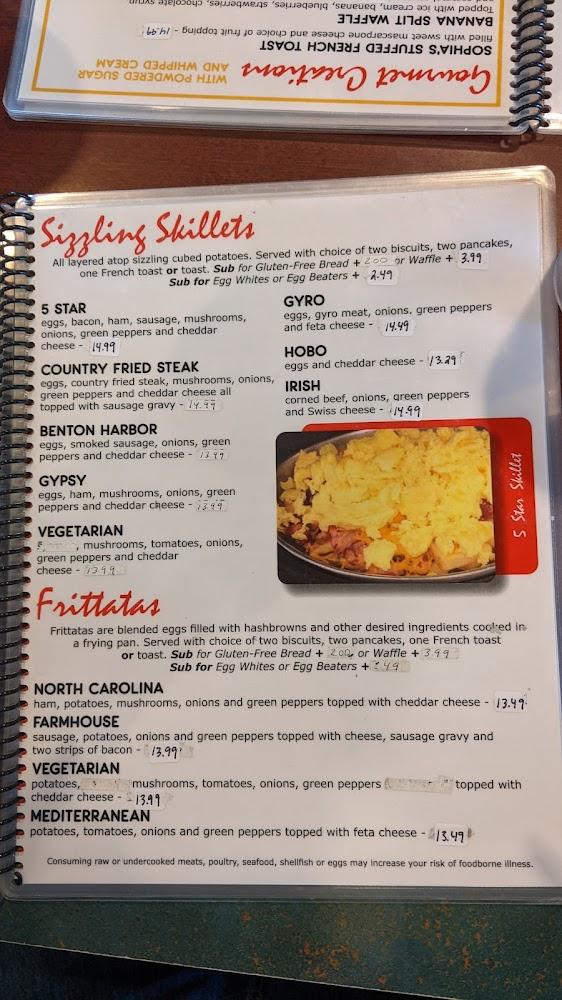 Sophia's House of Pancakes Menu image 3