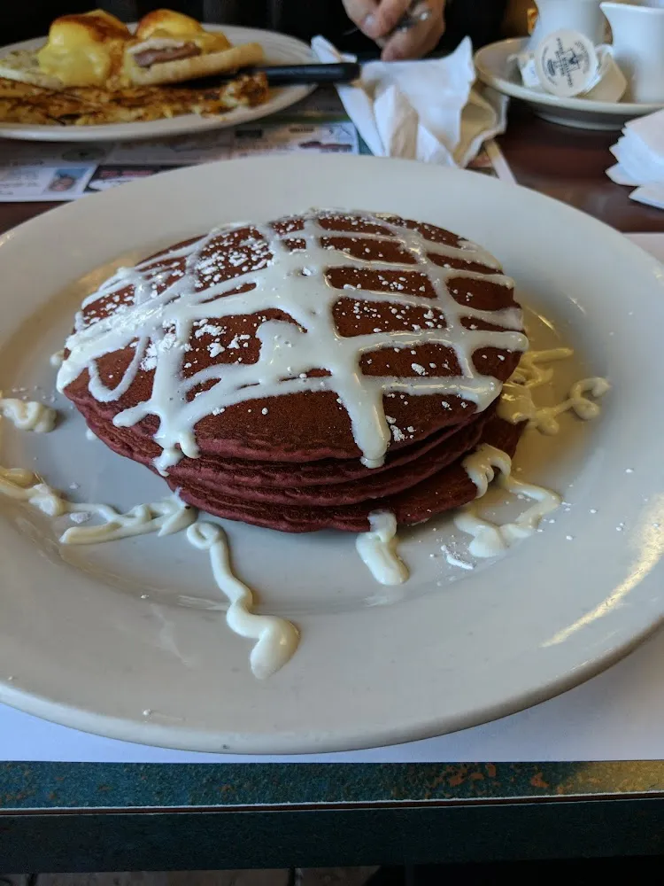 Red Velvet Pancakes